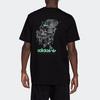 Adidas Originals Pckalot T Shirts Men's Black Crew Neck Moderate Straight Fit HF4762
