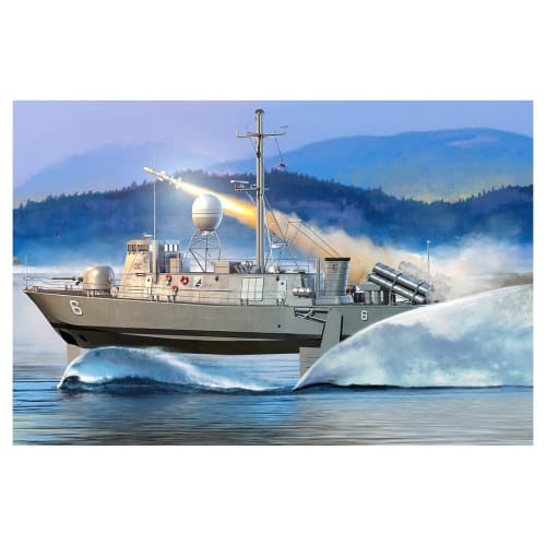 Hobby Boss 1/200 Scale Ship Series U.S. Navy Hydrofoil Missile Boat Hercules PHM-2 Plastic Model 82006