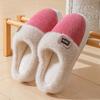 Cotton Shoes Autumn and Winter Fashion Cotton Mop Plush Cotton Slippers Household Warm Plush Couple Slippers