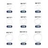 Glvaner Washers, Aluminum Flat Washers, Oil Drain Gaskets, 200-Piece Set, 9 Types, Heat-Resistant Washer O-Rings, M5, M6, M8, M10, M12, M14, Suitable