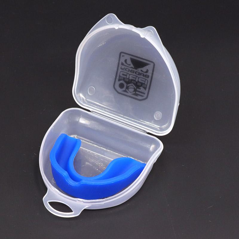 Food-Grade Silicone Mouthguard Set for MMA Boxing – Soft Teeth Protector Adults Muay Thai Training with Case 3