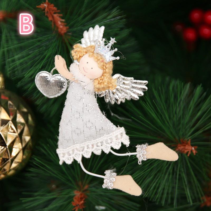 New Christmas Decorations Christmas Cute White Angel Desktop Window Creative Ornaments Christmas Tree Ornaments