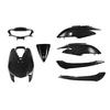 Bike Parts Center Dio Genuine Type Exterior Set 7 Piece Set Black Cowl Painted Honda Dio FI 309901 AF62/AF68