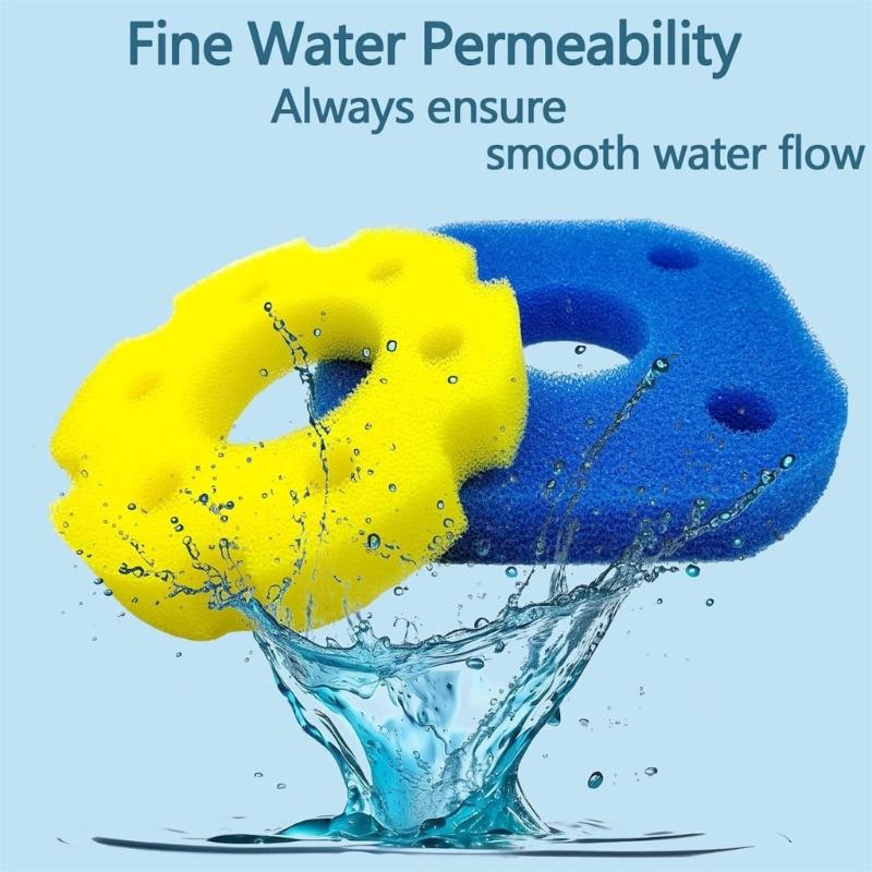 Многоцелевой сменный губчатый фильтрующий материал для фильтра CPF-250 CPF-180, фильтрующий материал для напорного прудового фильтра, прост в использовании