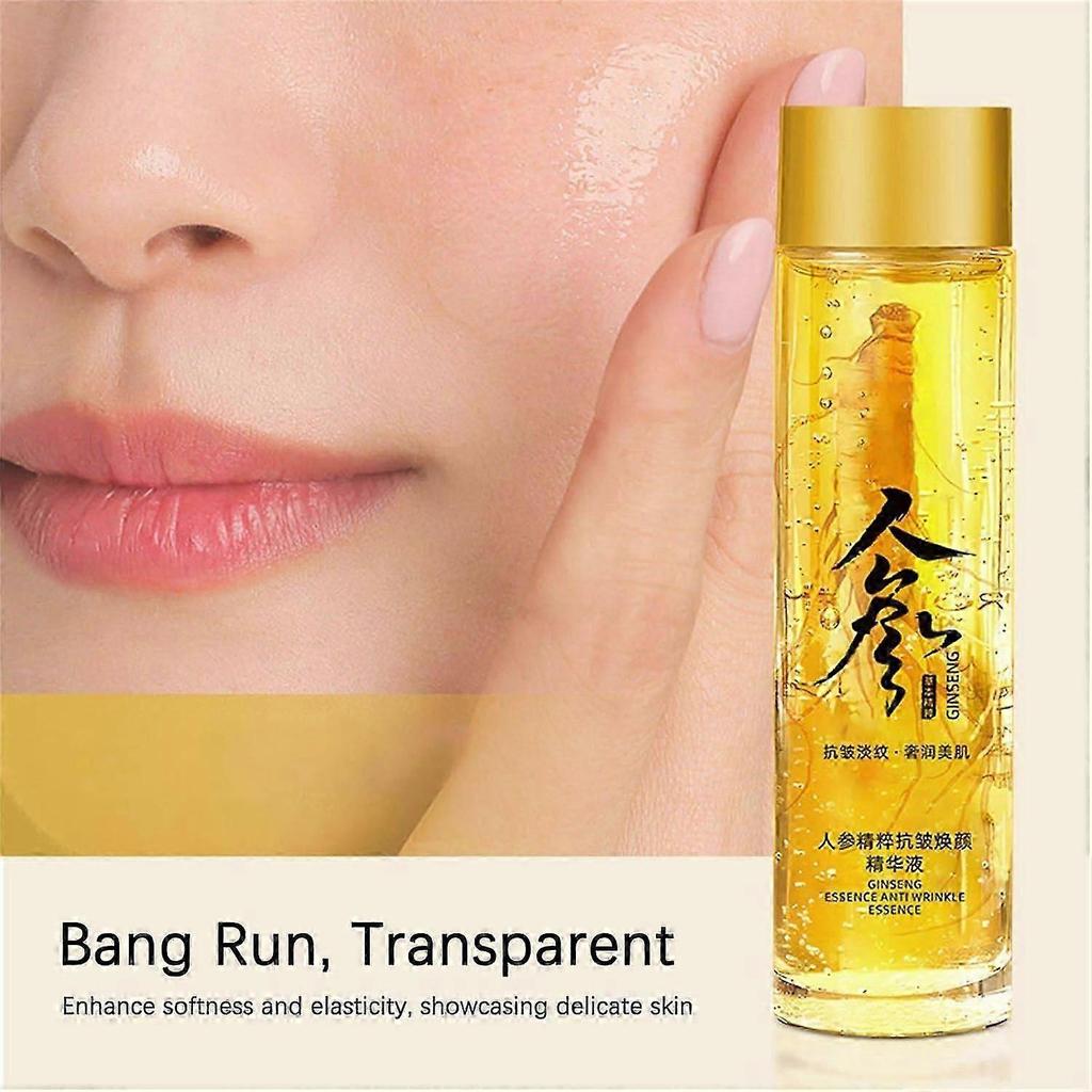 Ginseng Anti-Wrinkle Essence Toner, 120ml Ginseng Gold Polypeptide Anti-Aging Essence, Polypeptide Anti-Wrinkle Essence Water