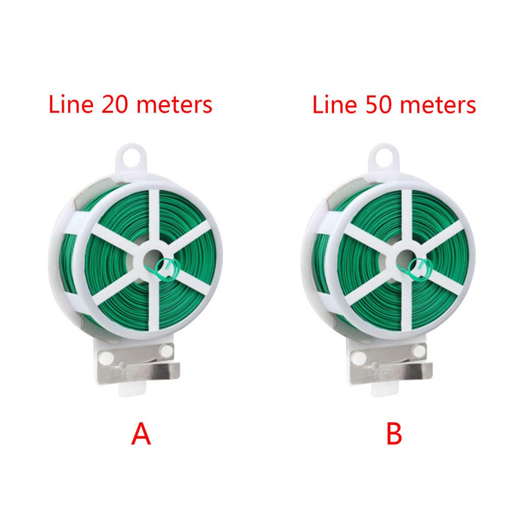 Садовый твист-галстук для зеленых растений, поддерживающий кабель, веревка, многоразовые обручи с цветочными лозами, фиксированный инструмент для связывания растений