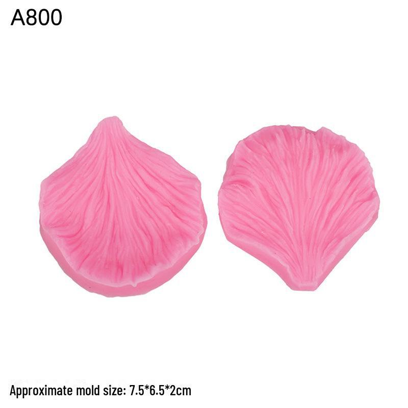 Форма для помадки с текстурой в виде тюльпана и розы для украшения торта