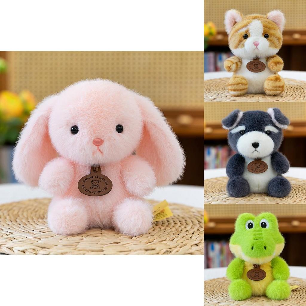 Yellow Duck Cat Elephant Crocodile Plush Animal Figures With Soft Pp Cotton Filling For Children Gift And Collection