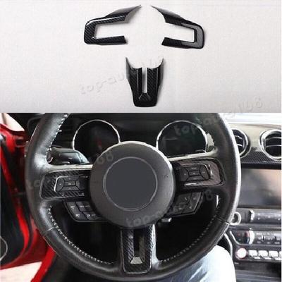 Накладка на руль под карбон для Ford Mustang 2015-
