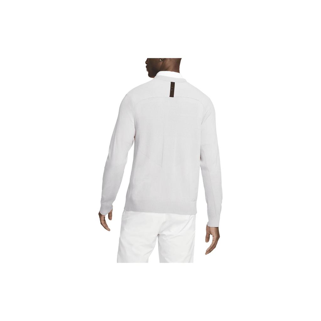 Nike Solid Color Logo Print Crewneck Sweatshirt Men Tops Gray DR5291-077