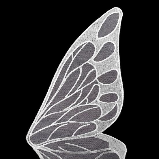 1 пара кружевных воротников с вырезом, мягкая ткань, дизайн с крыльями бабочки, устойчивые к разрыву, воротники на спине «сделай сам», для швейного магазина