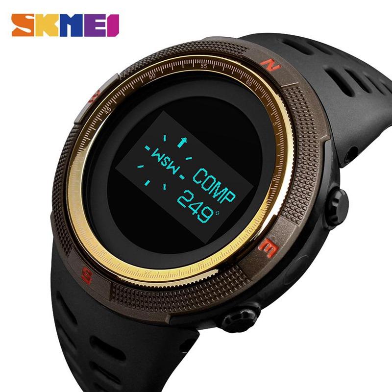 Skmei Men Women Sport Watch Calorie Step Mileage Digital Watch Waterproof + Free Box 1360