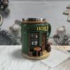 Stainless Steel Liner Pub Mug 300 ML Coffee Cup Perfect Decor 3D Resin Mug  Desktop