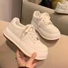 Women's Little White Shoes 2025 New Popular Summer Light and Breathable Increase Thick Soft Versatile Non-slip Casual Sports Shoes