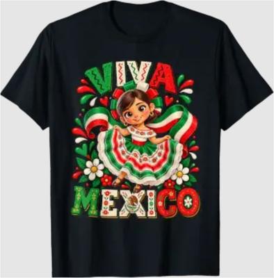 Mexico Flag Day Mexican Women Independence Day Viva Mexico T-Shirt