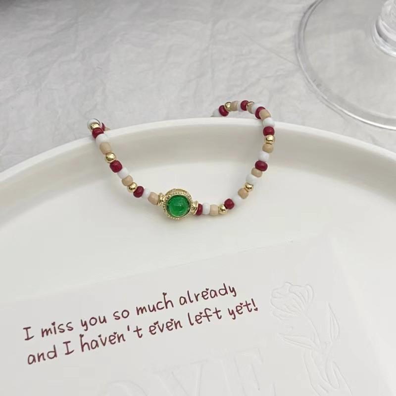 Современный сплав Xiaomi браслет из бусин в стиле колор-блок для женского шикарного летнего стиля