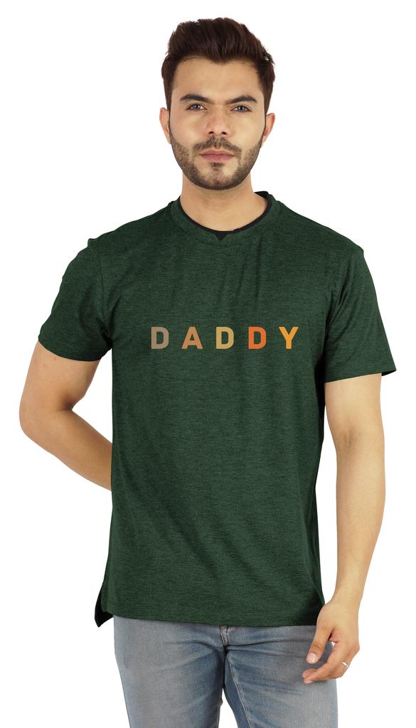 Inkmeso Мужская футболка с круглым вырезом и V-образным вырезом с надписью Daddy Tshirt For Dads Jersey