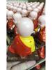 Solar Monk Head-Shaking Car Ornament - TikTok Influencer Interior Decoration