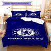 The Blues logo  Pattern Bedding Quilt Set Quilt Cover Pillowcase Home Decoration Birthday Gift (1 * duvet cover + 2 * pillowcase, without core)