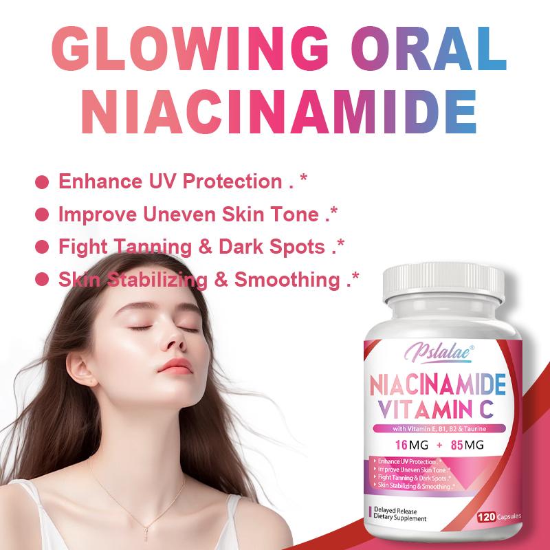 Pslalae - Niacinamide Vitamin C Capsules - Skin Health