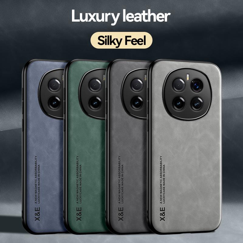 Роскошный кожаный чехол Funda для Honor Magic 7 Pro 7 Lite Ультратонкий Автомобильный Магнитный Защитный Чехол для Телефона для Honor Magic 7 Capa