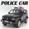 1:Модель танка 32-го масштаба 300 DIVO POLICE, игрушечная машинка, металлическая литая миниатюрная модель транспортного средства, звук, свет, открывающиеся двери, инерционный механизм, подарки для мальчиков