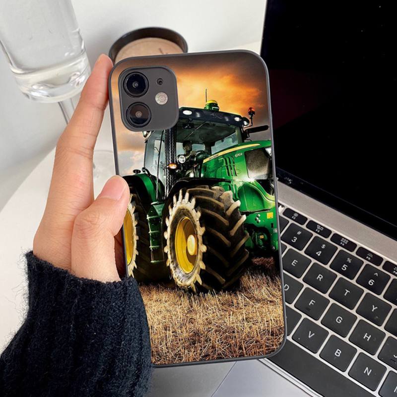 Чехол для телефона «Трактор» для iPhone 13 8 7 6S Plus X 5S SE 2020 XR 11 12 mini pro XS MAX