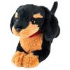 Knee Dog Miniature Dachshund Black Plush Toy S P-3012