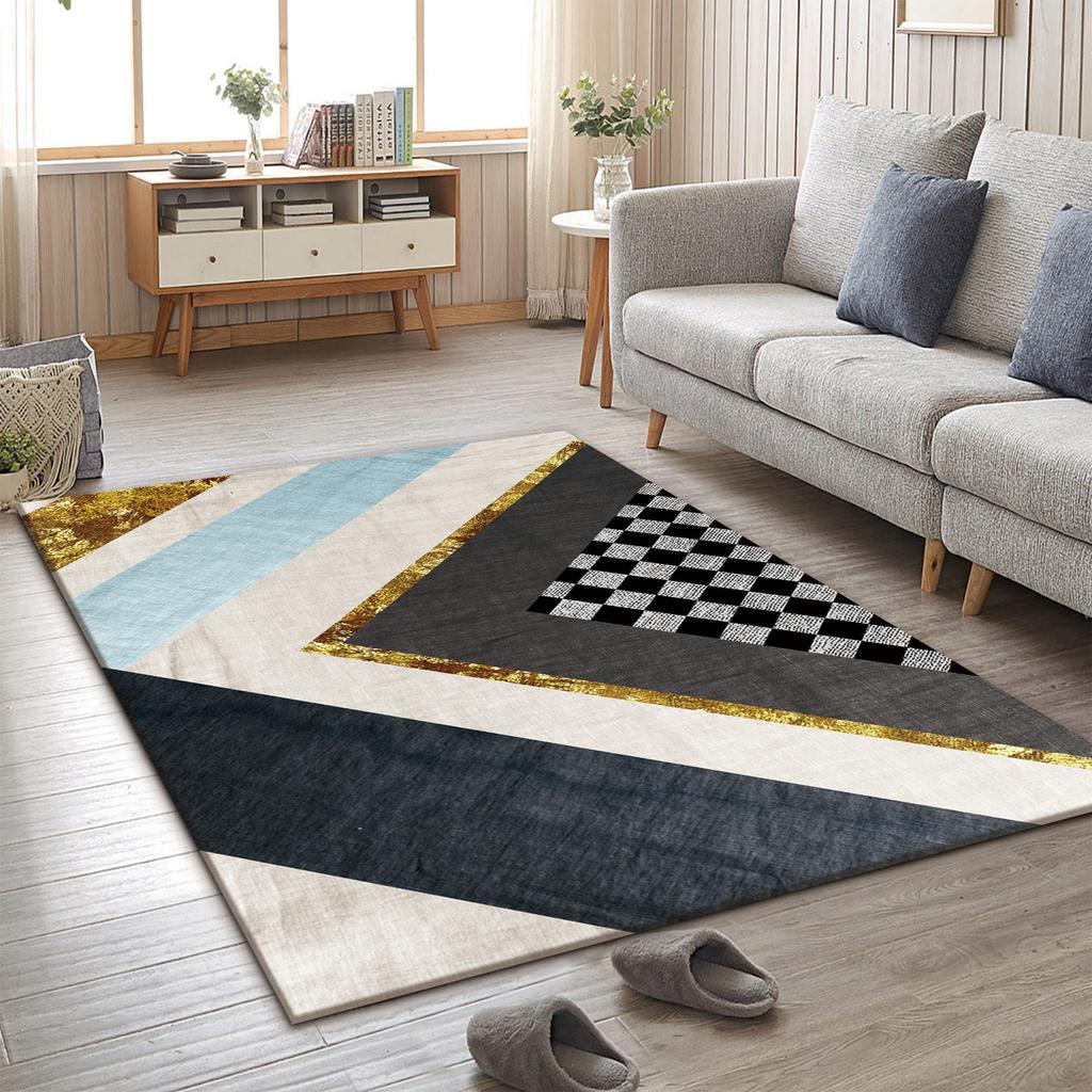 Nordic Гостиная Минималистичные линии Ковер Спальня Журнальный столик Шкаф Коврики на пол Коврики у двери