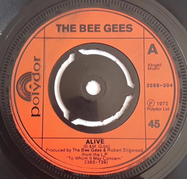 7-дюймовая пластинка BEE GEES Alive 2058304 Polydor 1972 UK Поп Б/у