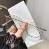 Винтажные очки для близорукости с многоугольной оправой, анти-синий свет, готовые очки для близорукости, анти-излучение, женские очки для близорукости