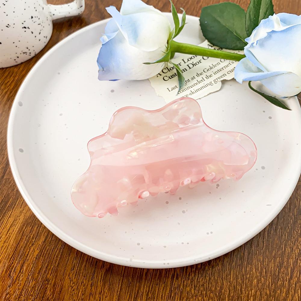 Заколка для волос в форме облака, однотонная черепаховая заколка для волос, когти для путешествий