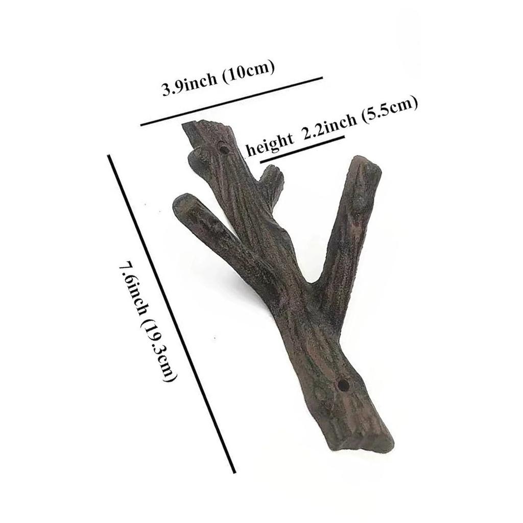 Декоративные крючки, настенные крючки в старинном стиле, вешалки из железных веток для домашнего декора