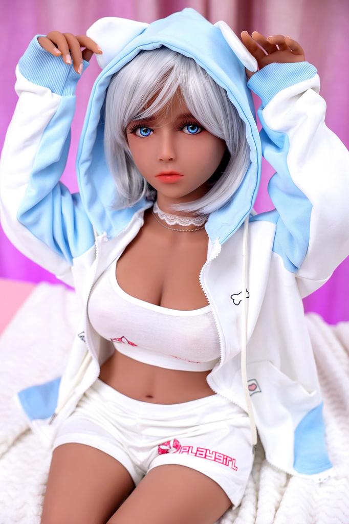 LoveTall Полное тело Натуральная величина Лицо Большая грудь Загорелая кожа 100.1см