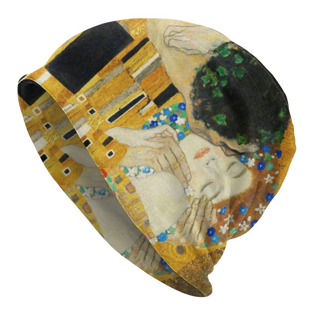 Древо жизни Густава Климта Капот Шапка Вязаные шапки Женские унисекс Мода Живопись Зимние шапочки Skullies Шапки для лыж