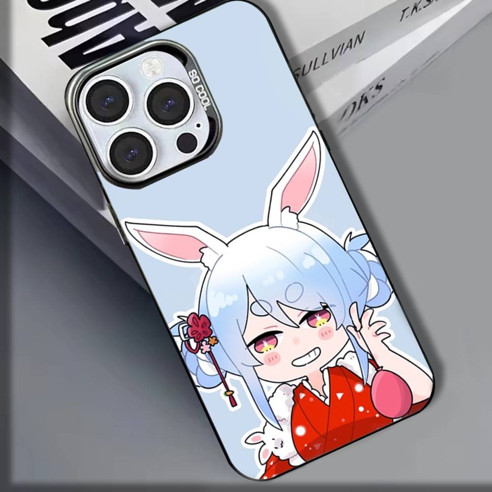 Чехол для телефона U-Usada Anime P-Pekoras для iPhone 16,15,14,13,12,11,8,7,Pro,Max,Plus,Mini,XS,SE, ударопрочный матовый чехол