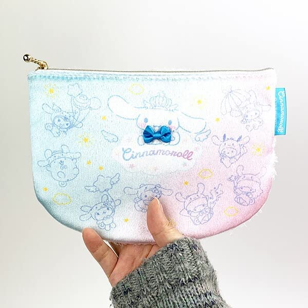 Naitou Design World Sanrio Cinnamoroll 20th Anniversary Boa Flat Cloud Free Size [Perfect Tokyo] Pouch, Pattern,