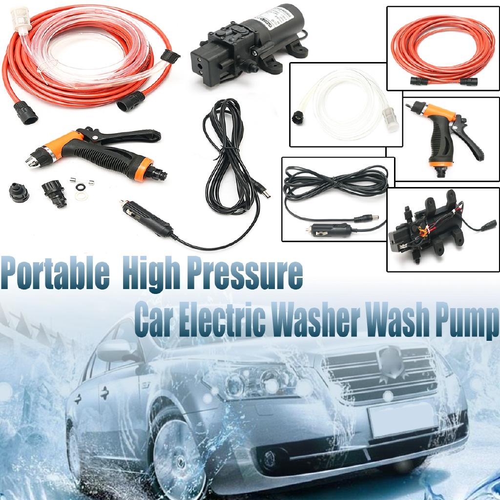 Универсальный 12V Портативный 100W 160PSI Электрический Автомойка Мойка Водяной Насос Комплект