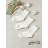 Monfoot Womens Long Neck Socks Set Of 3 White