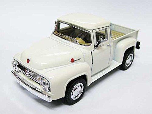 1956 Ford F-100 Ford Pickup Diecast Model Car, 1/38 Scale (13cm/Ivory) American Goods, American Goods Store