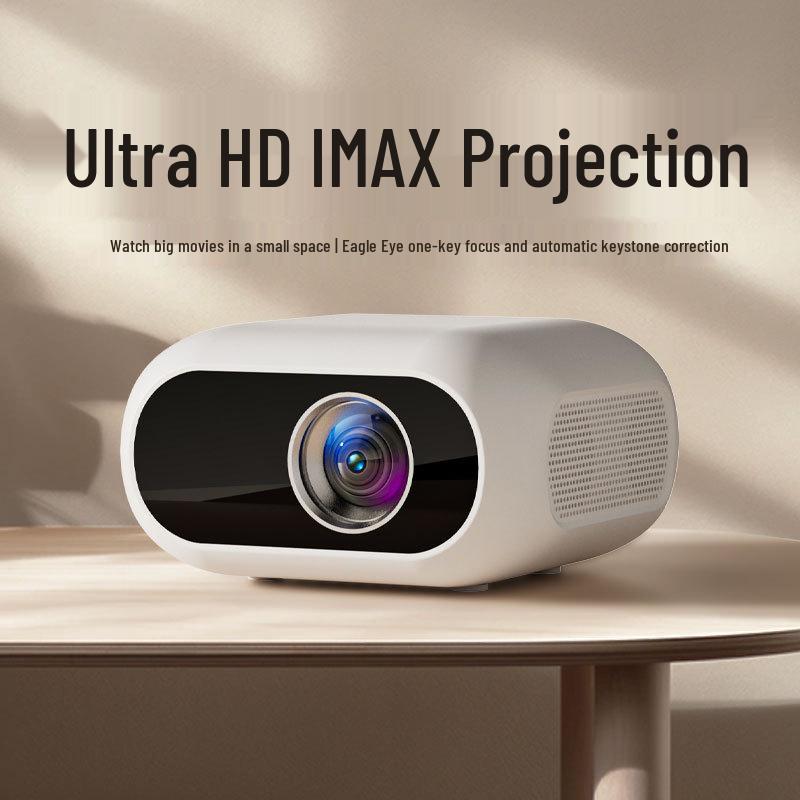 Ультра HD 1080p Проектор с ручной фокусировкой: Портативный для офиса и дневного использования
