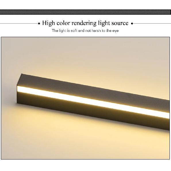 LED Lighting Wall Lamp IP65 Garden AC Long Wall Light Outdoor Waterproof Modern Long Strip 85-256v OutdoorDecoration