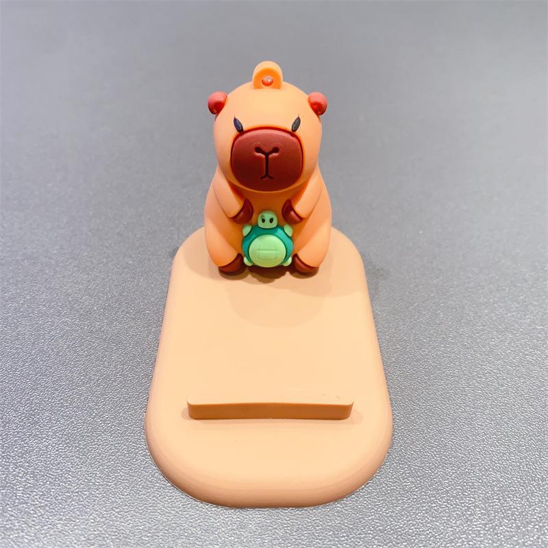 Креативный мультяшный Капибара Capybara Jun Брелок Кукла Мальчики и Девочки Милый Подвеска на Сумку Маленький Подарок