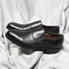 Classic Solid Cap Toe Men's Loafers Snake Print Genuine Leather Slip-On Shoes for Wedding Office Dress Casual Wear