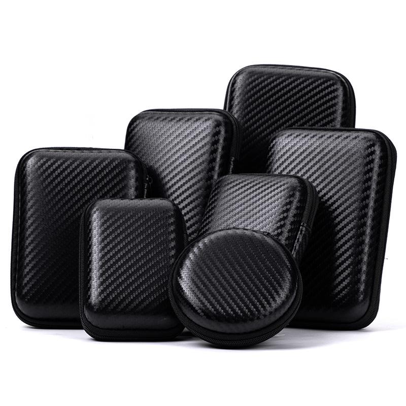 Custom EVA Hard Shell Earphone Bag - Drop-Proof Digital Storage with Logo