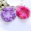 Hot Sale 1PC Cute Adjustable Beautiful Hair Accessories Dance Hairnet High Quality Elastic Exquesite Girls Flower Hair Nets Graceful 5 Colors kids