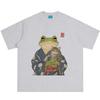 Japanese Style Frog Cat Funny Meme Tshirt Unisex Unisex Fashion Tshirt Summer Shortsleeved Loose Casual Cotton Tshirts Streetwear