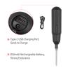 NANWEI 3.6V Mini Cordless Screwdriver with Slotted Cross Screw Bit Hand Tool Electric Screwdriver USB Rechargeable Handheld Screw Driver with 2-color