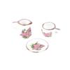 1Set 1:12 Dollhouse Miniature Porcelain Ceramic Tea Cup Set Tableware Kitchen Dollhouse Teapot Diy Toys