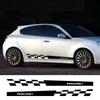 Виниловые наклейки на боковые юбки автомобиля для Alfa Romeo Giulietta, гоночные спортивные графические наклейки, автомобильные декали, аксессуары для тюнинга автомобилей SUV